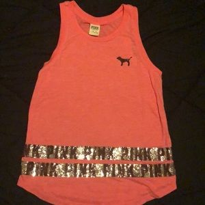Pink tank top